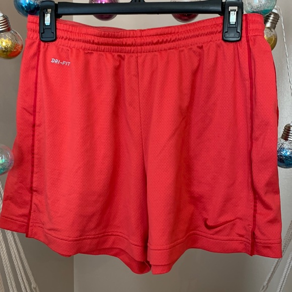 Nike Pants - 2/$15 Nike- Women’s Medium dri-fit Salmon shorts